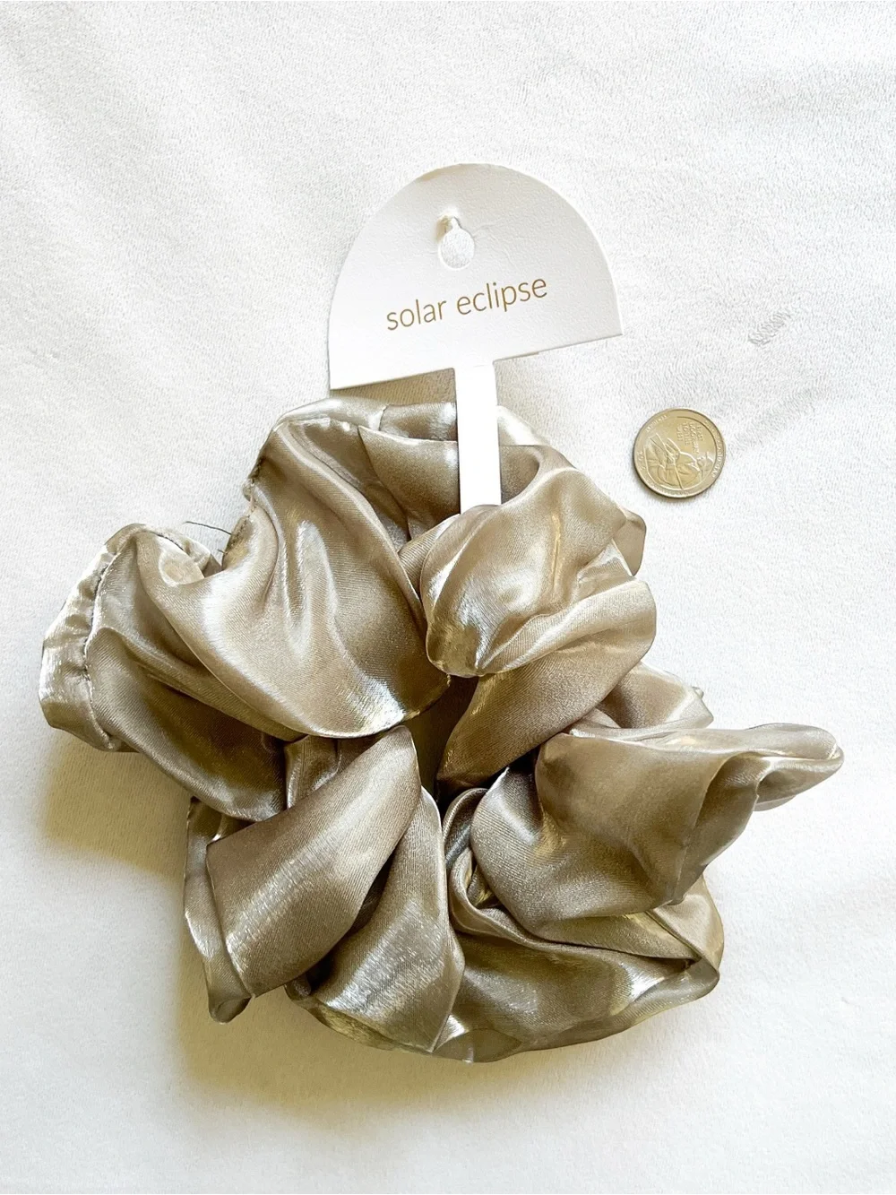 Free People satin scrunchie